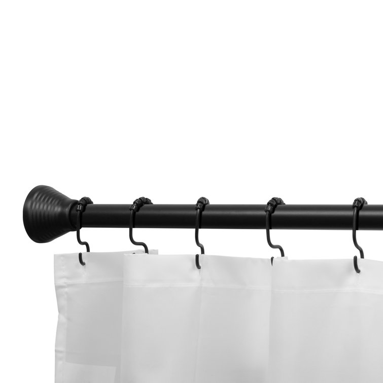 Splash Home 72" Adjustable Straight Tension Shower Curtain Rod